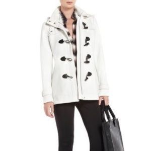 BCBGMaxAzria Winter White Toggle Coat